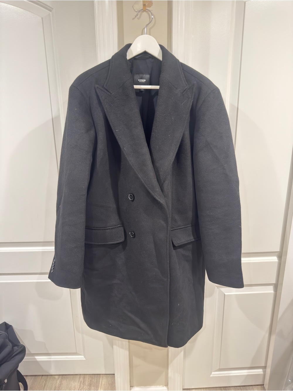 Express Black peacoat